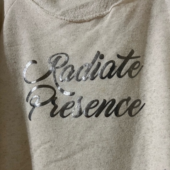 Radiate Presence Off the Shoulder Sweatshirt - Size Unknown - Picture 2 of 6